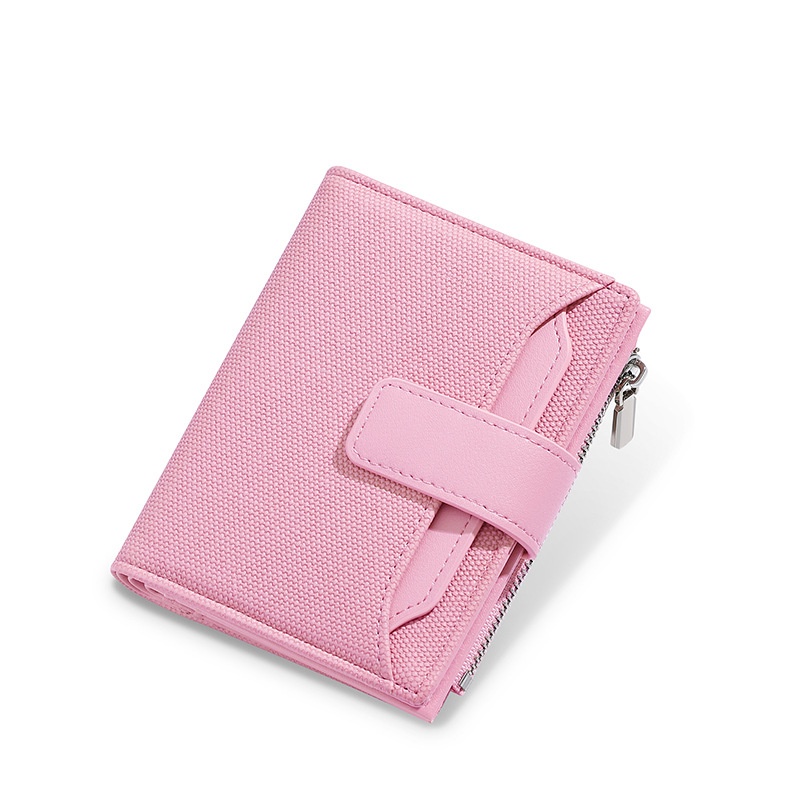 🔥Last Day 50% OFF🔥Small Wallet Leather RFID Blocking Bifold Zipper Pocket Wallet