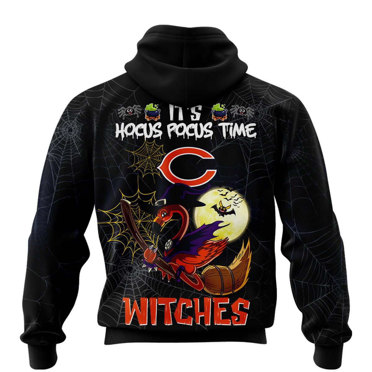 CHICAGO BEARS 3D HOODIE HALLOWEEN002
