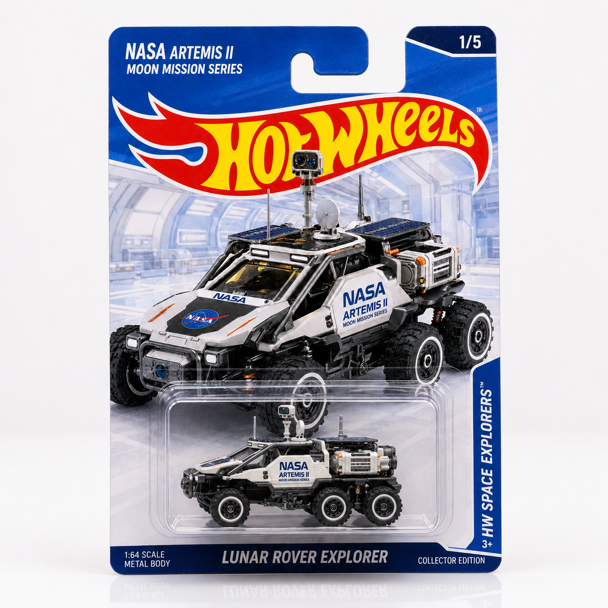 🚀 Hot Wheels NASA Artemis II Lunar Rover Explorer Space Series