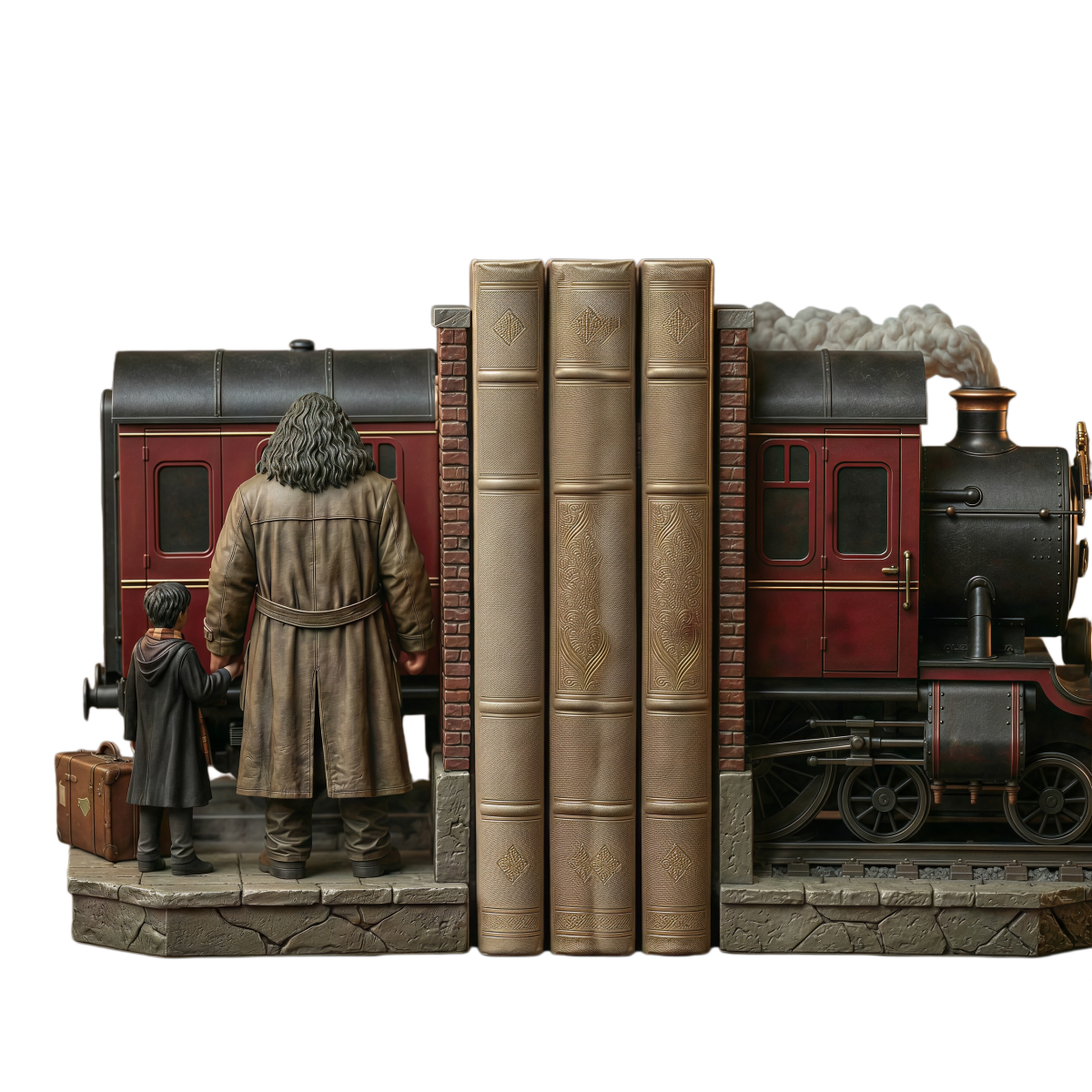 “Harry Potter and the Sorcerer's Stone” 25th Anniversary Platform 9¾ Bookend