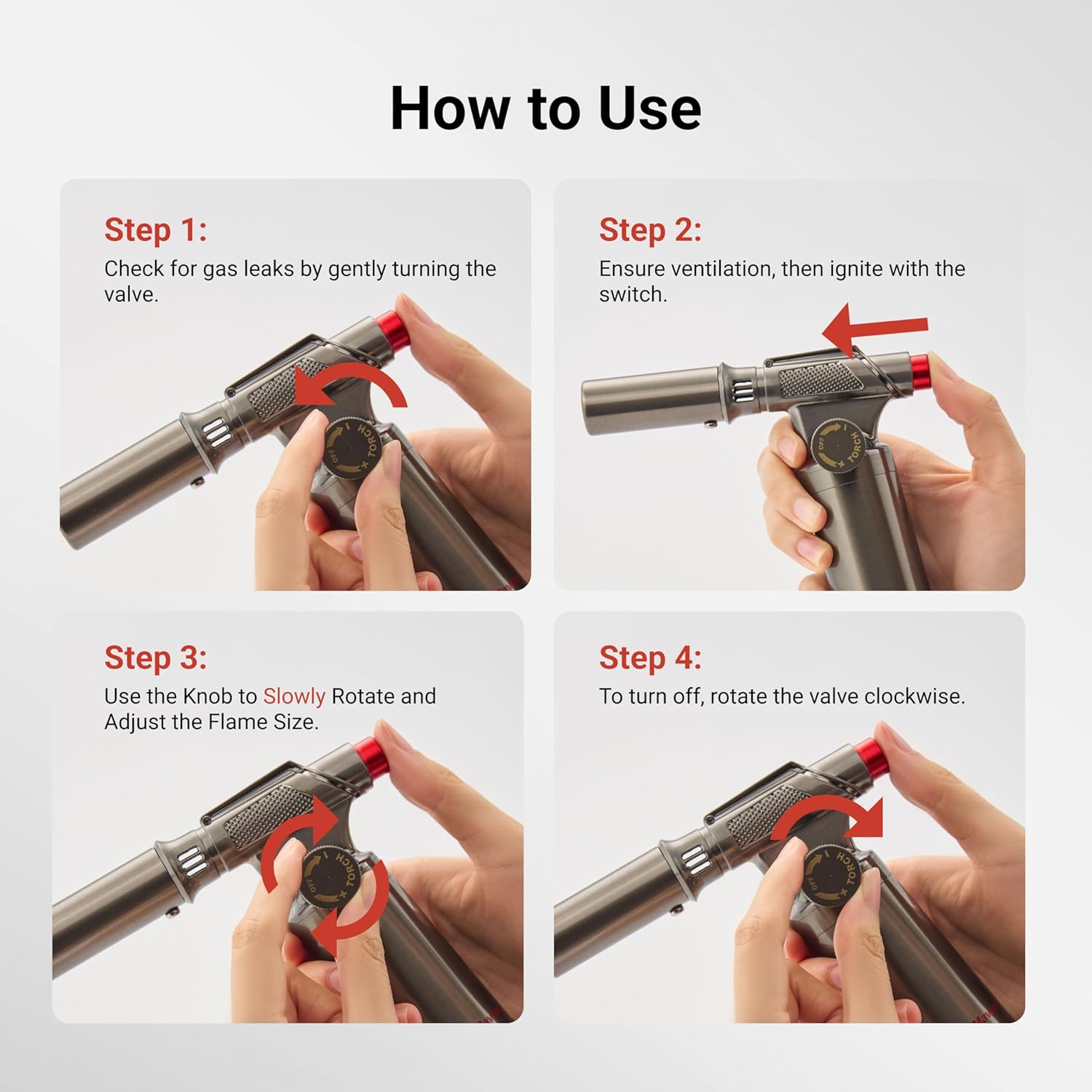 On Sale🔥Metal Butane Torch For Men’s Gift! (Fuel Not Included)