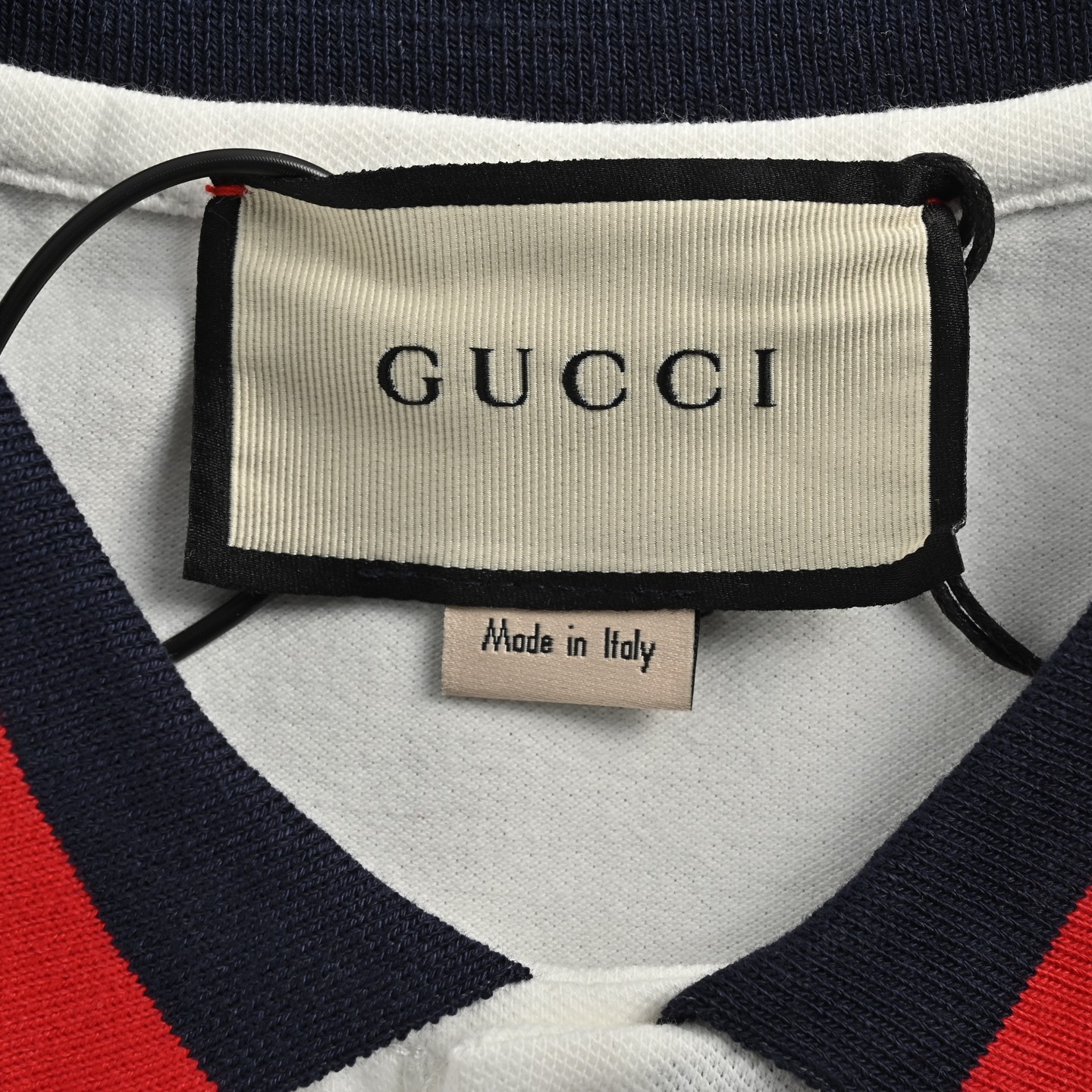 Gucci Striped Collar Polo Short Sleeve