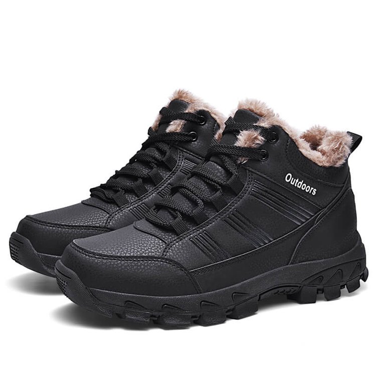 Men's Winter Plus Velvet Outdoor Anti-Ski Boots
