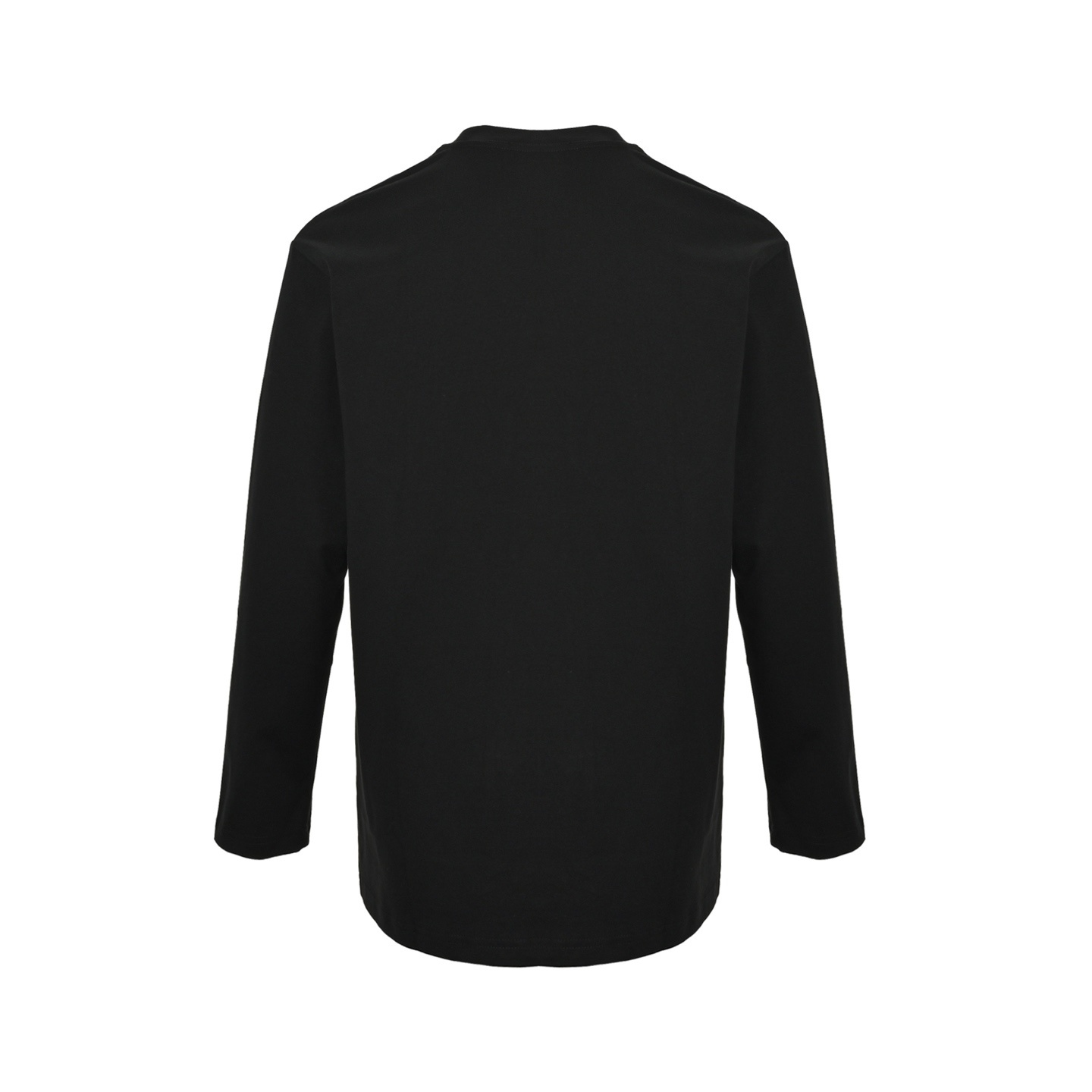 Prada 25Fw triangle logo long-sleeved T-shirt