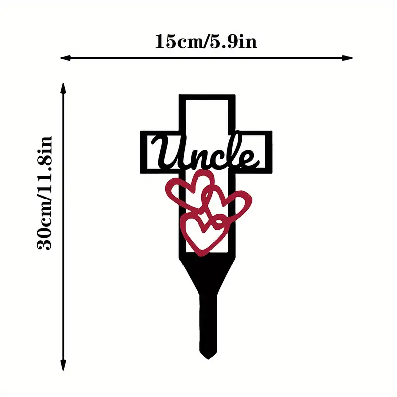 ✝️🙏Metal Cemetery Memorial Stake🔥Buy 2+ Get 10% OFF & FREE SHIPPING