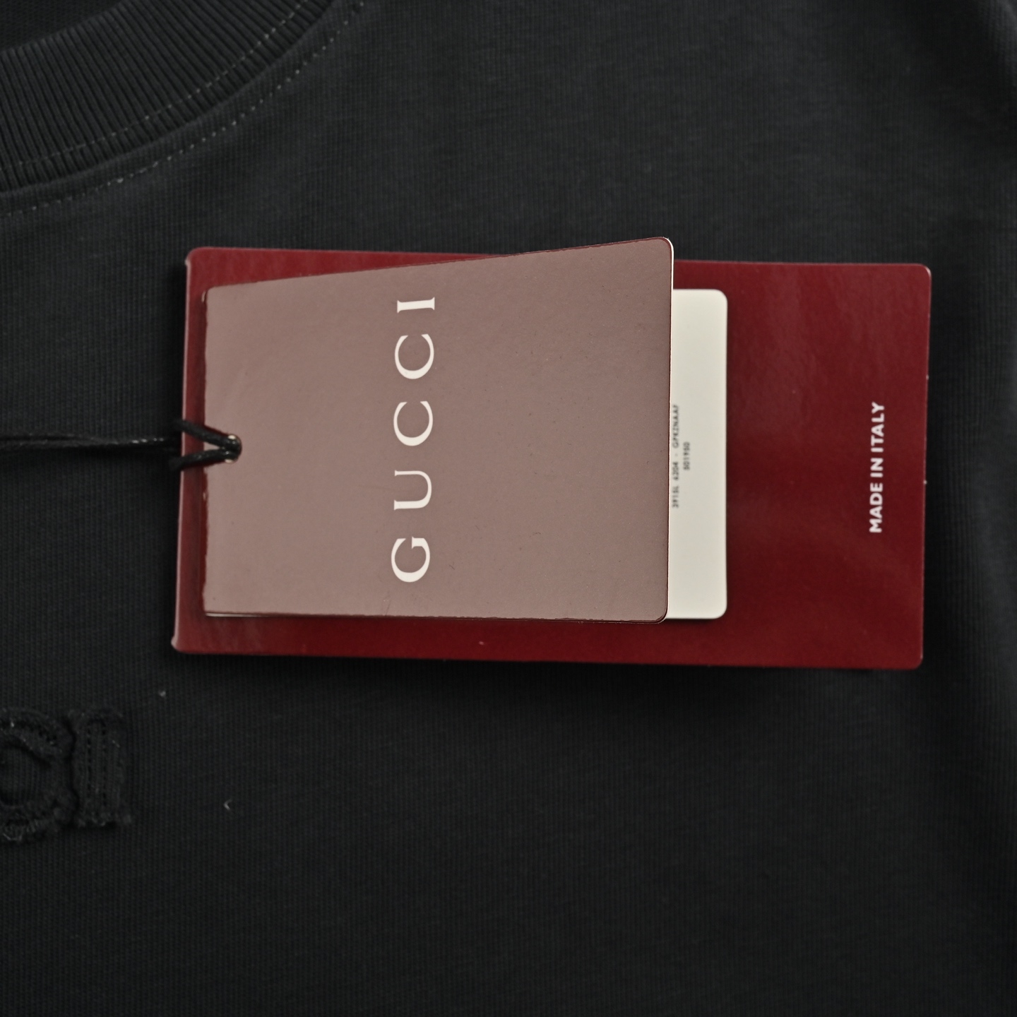 Gucci 25ss chest embroidered patch small logo short sleeve