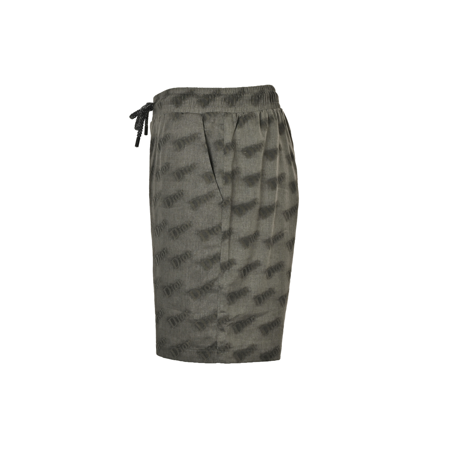 Dior 25ss all over blurry letter print shorts