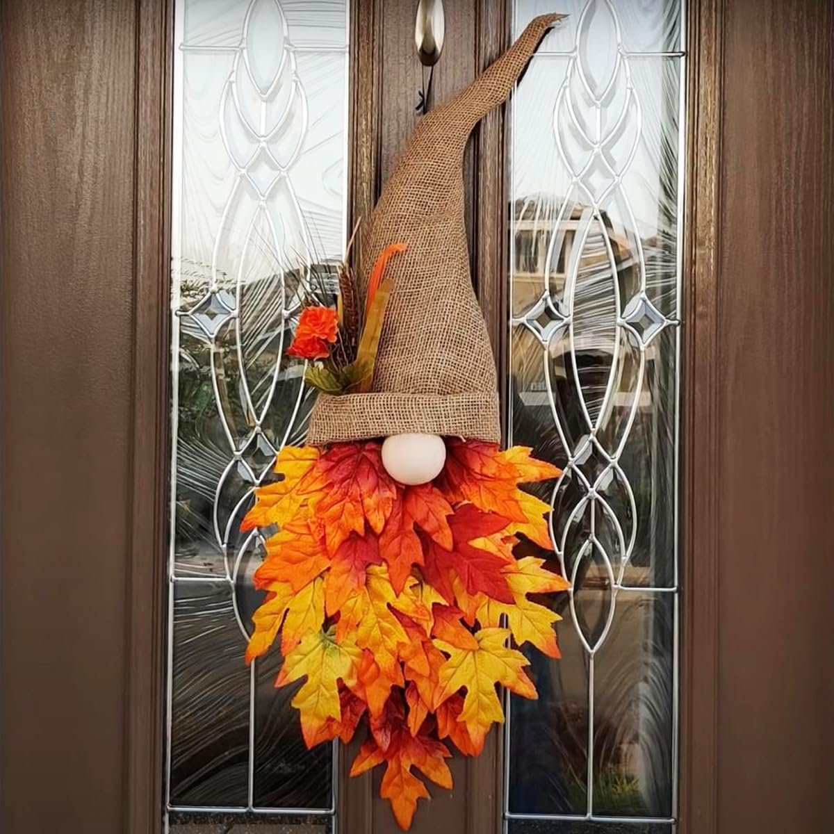 🔥Super Sale - 49% OFF🍁🎃 Fall Maple Gnome Door Hanger