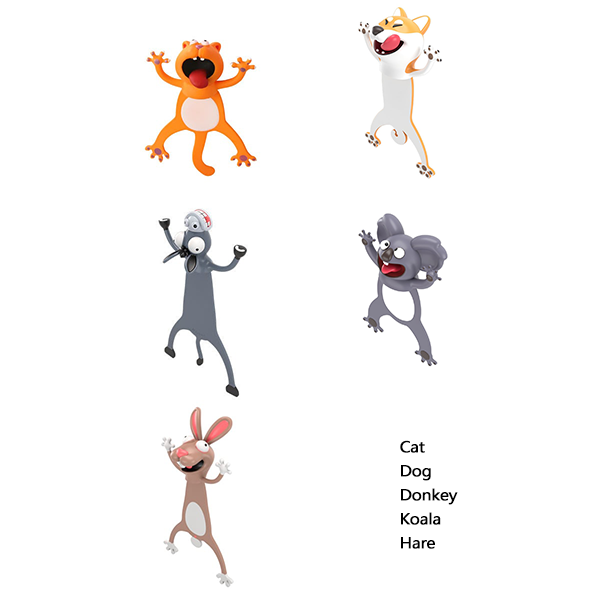 🔥Last Day Promotion - 50% OFF🔥 3D Creative Animal Bookmarks🐱 - Buy 5 Get 20% Off & Free Shipping