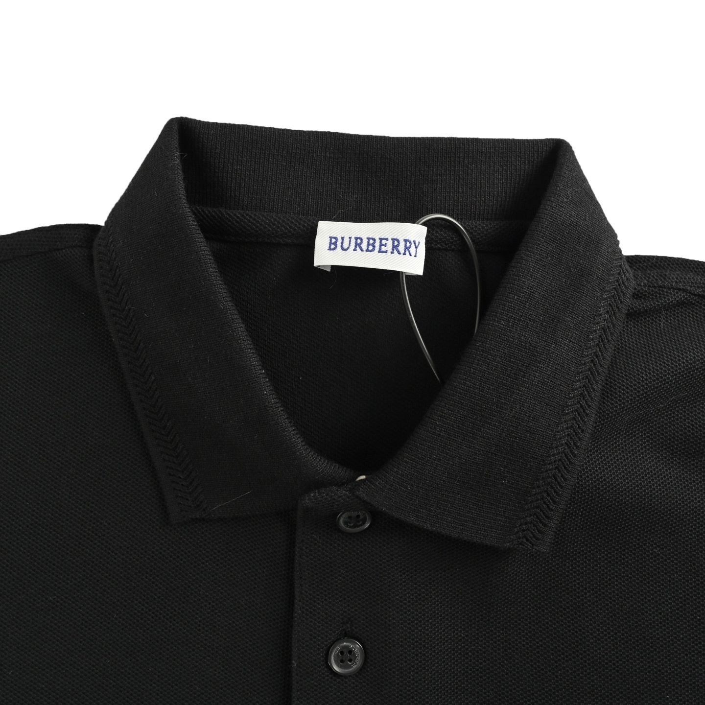 Burberry 25Fw Warhorse Embroidered Lapel Polo Long Sleeve