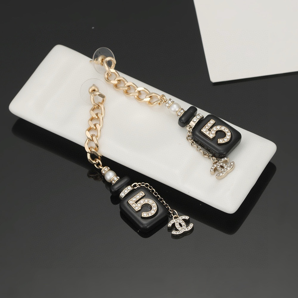 Chanel No. 5 Pendant Earrings