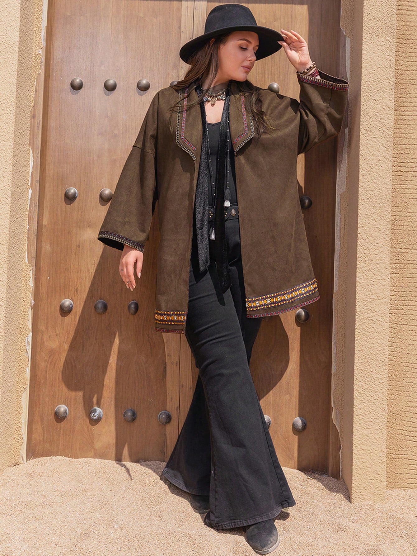 Plus Size Women Clothing Autumn Winter Slim Jacket