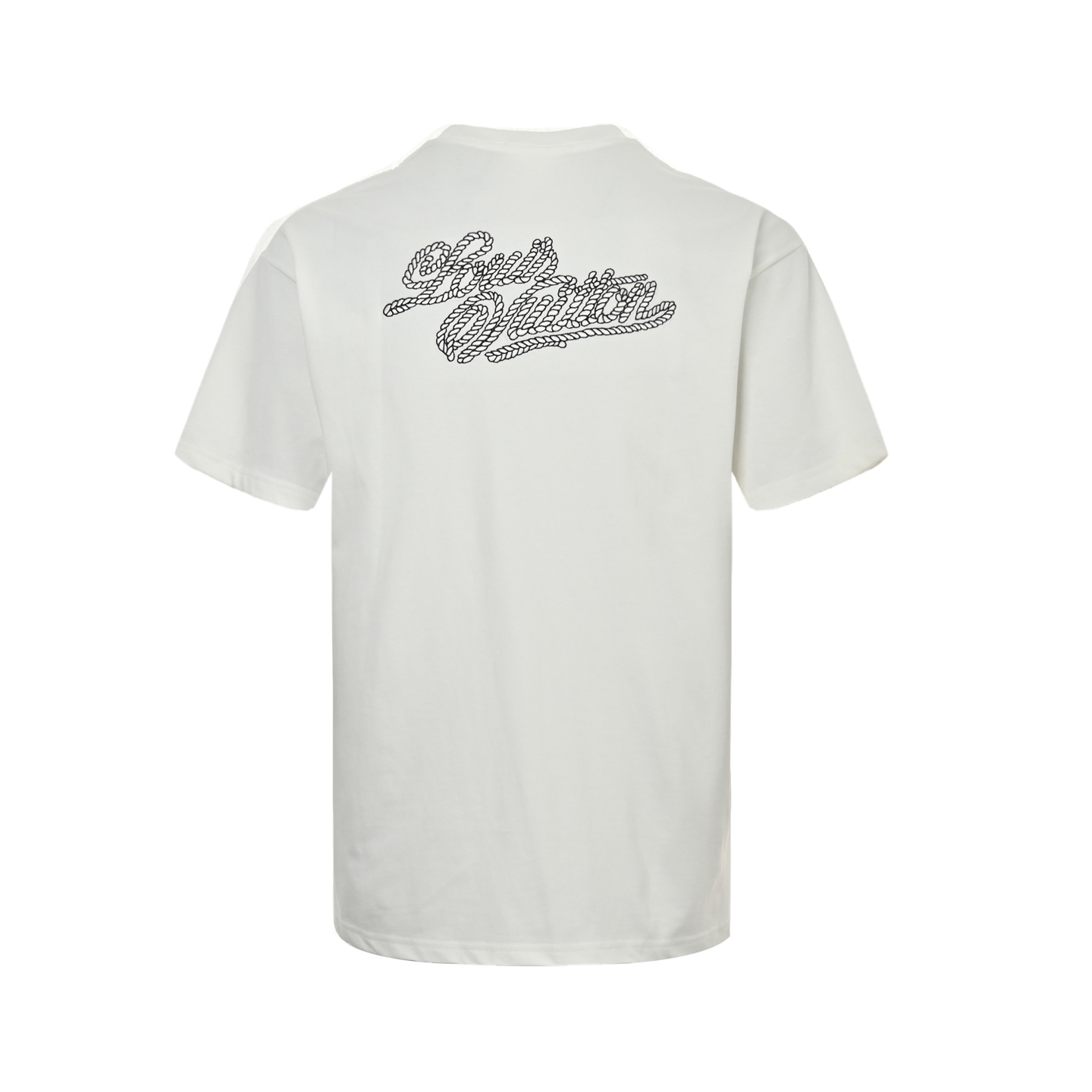 Louis Vuitton 25ss hemp rope knot embroidered short sleeves