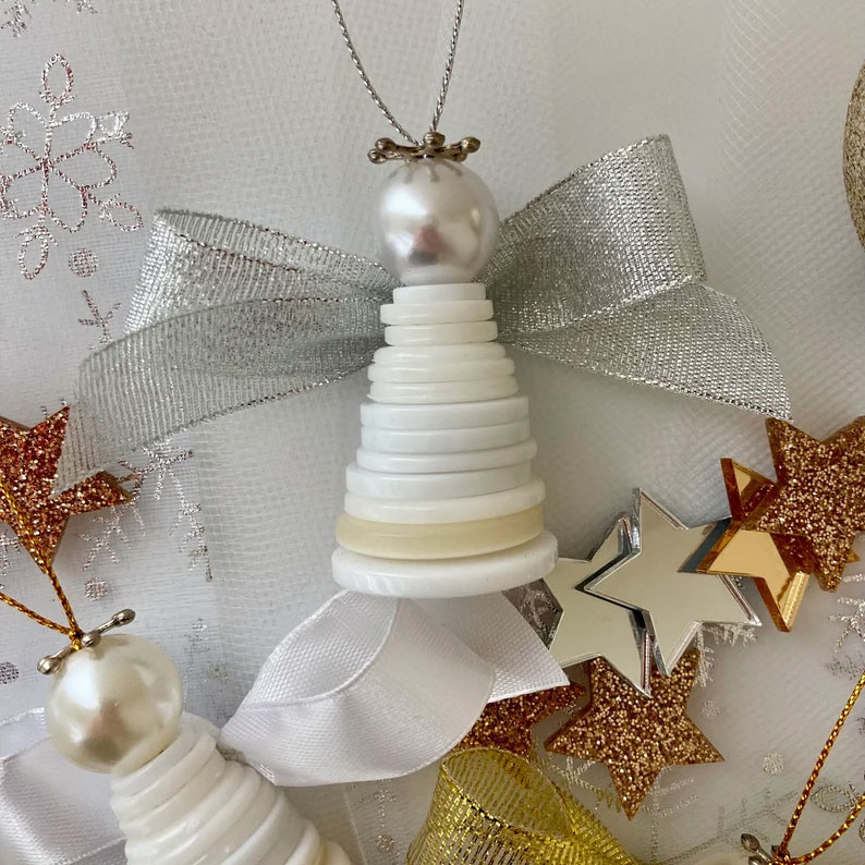 ANGEL Button Tree Decoration Craft Kits