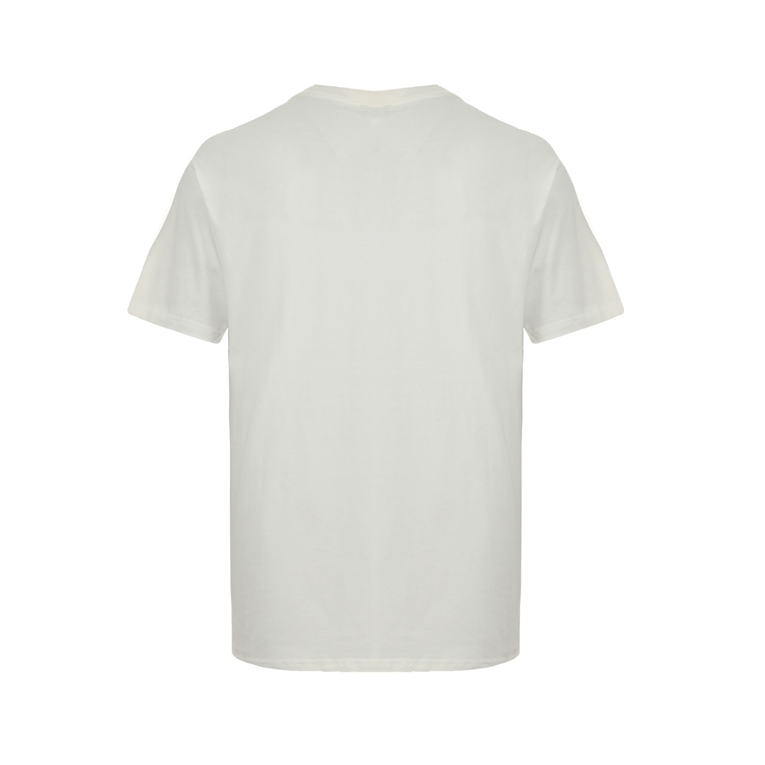 Fendi 24ss short sleeve flocked lettering print