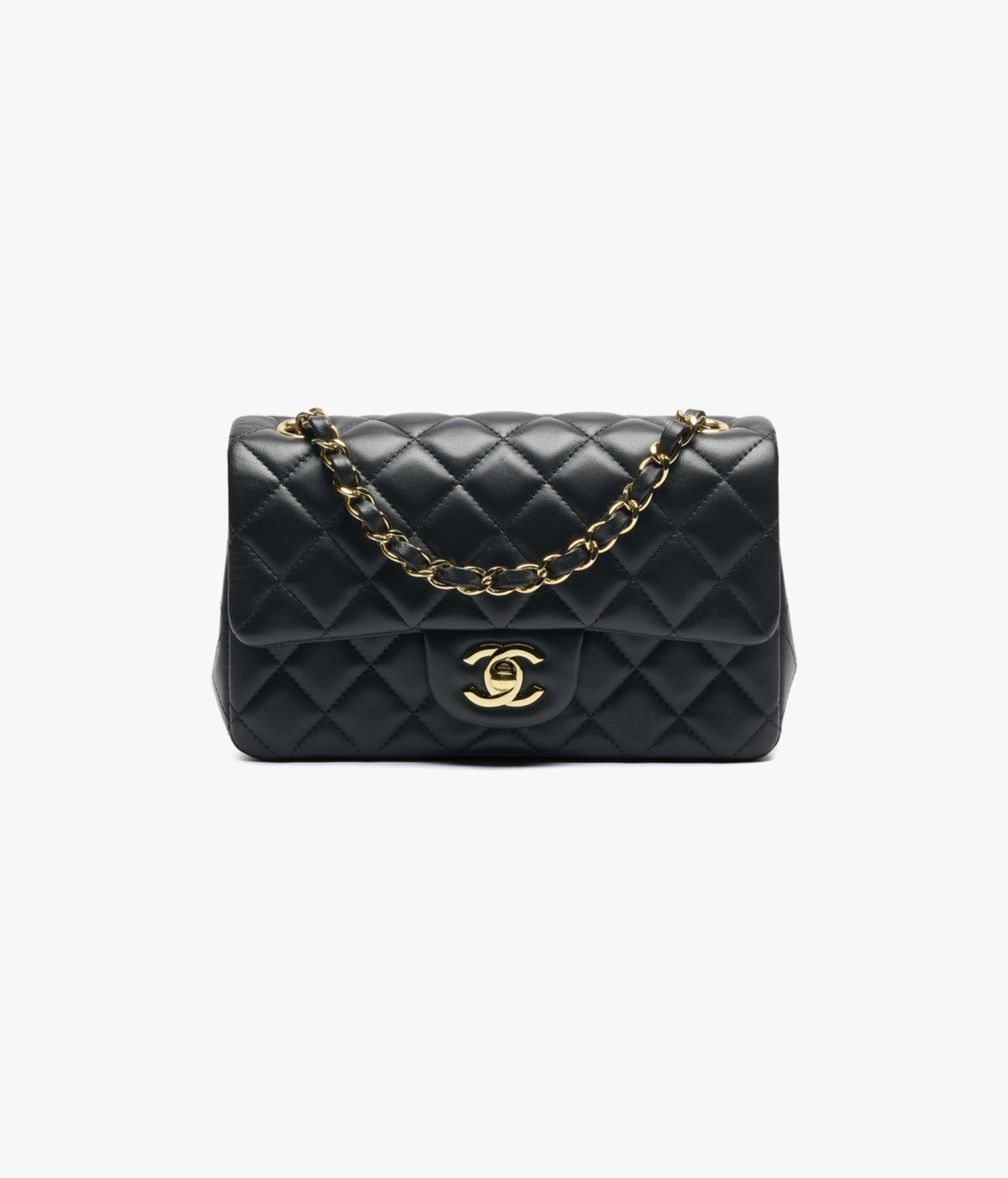Chanel Mini Classic Bag Lambskin & Gold-Tone Metal Black A69900-Y04059-94305