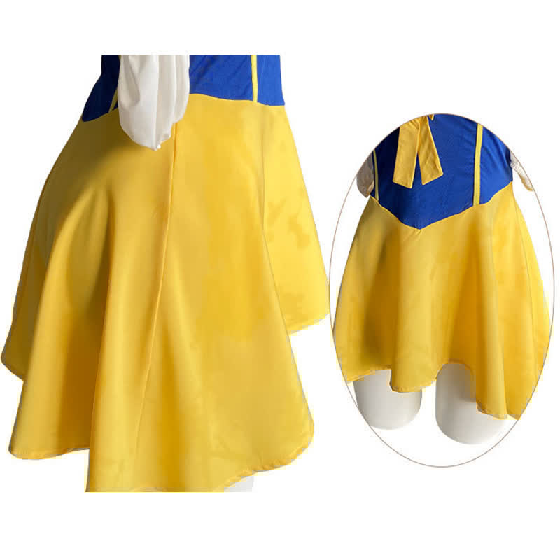 Cosplay Maid See Though Bowknot Lingerie Stockings Set