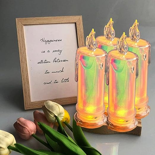 🎄New Year Sale- 80% OFF🎁Flickering Christmas Electronic Candles(4PCS/SET)--BUY 2 SETS  FREE SHIPING