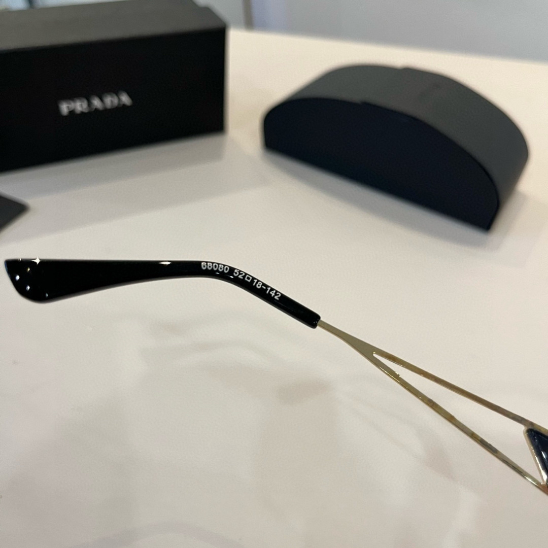 Prada round frame sunglasses