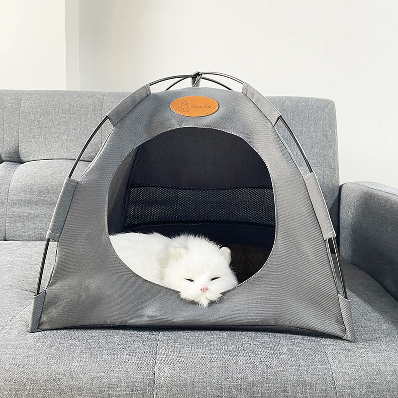 🔥Last Day Promotion-[SAVE 50% OFF]--Foldable & washable pet tent nest for cats and dogs/Breathable & Cooling mat--BUY 2 GET FREE SHIPPING NOW!!!