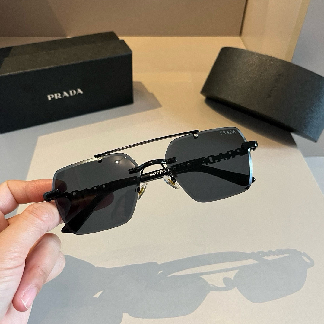 Prada rimless sunglasses