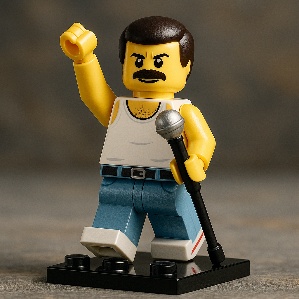 Live Aid in Concert 40th Anniversary Minifigure Set
