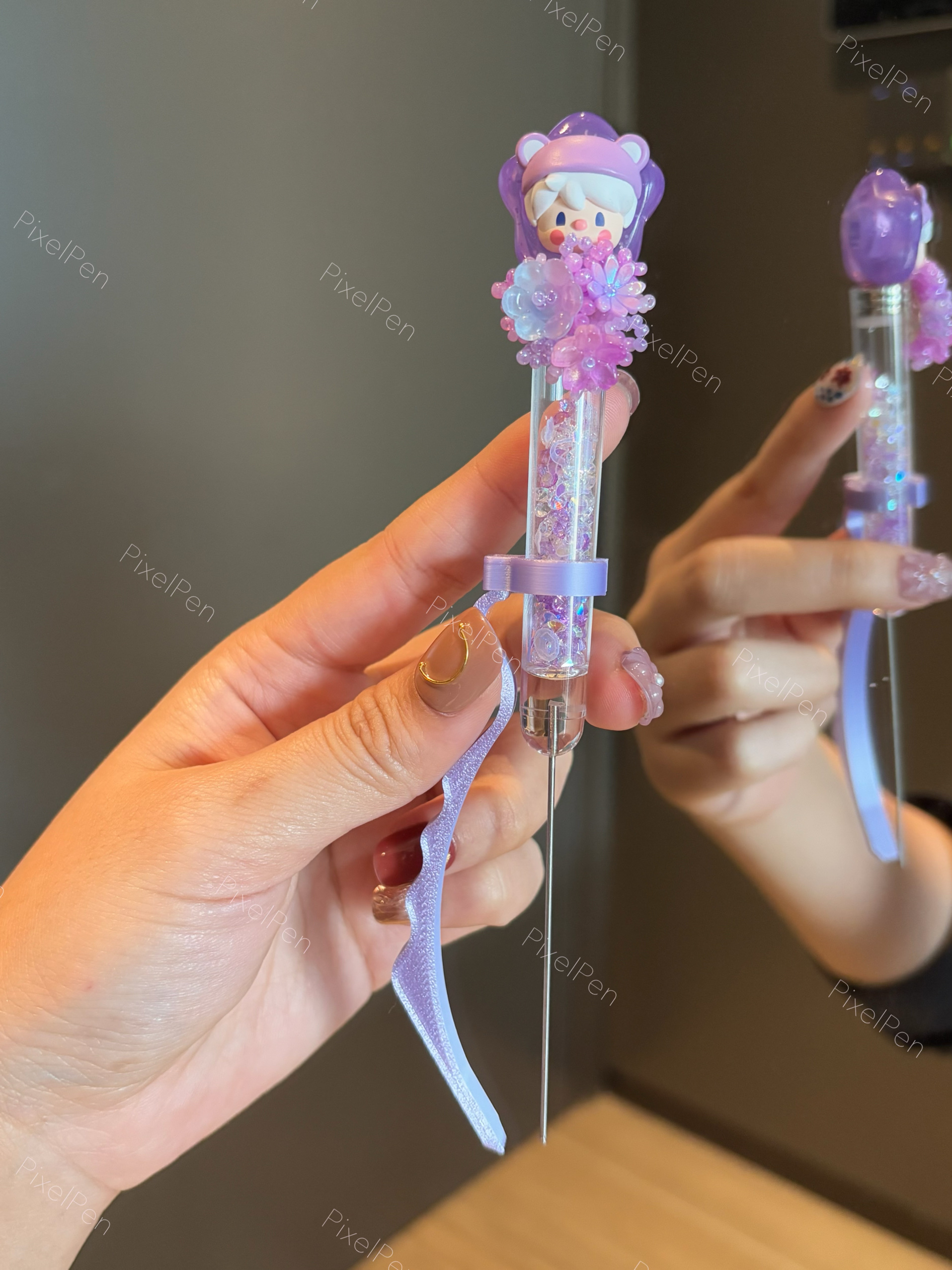 PixelPen Magnetic Grip Piecing Bean Pen Tool 2.6mm for small beans | Flower POP