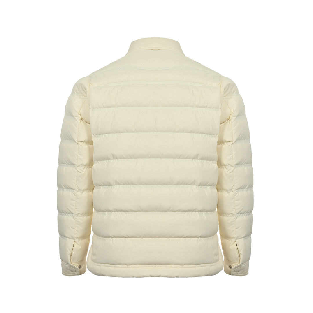 Moncler lapel chest flap pocket down jacket