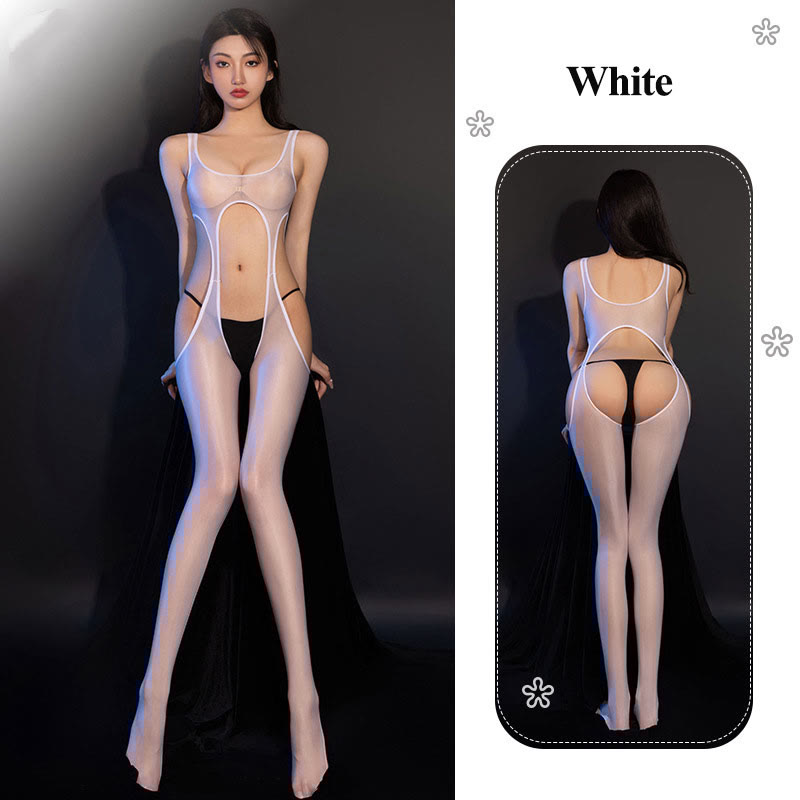 Hollow Out See-through Jumpsuit Lingerie