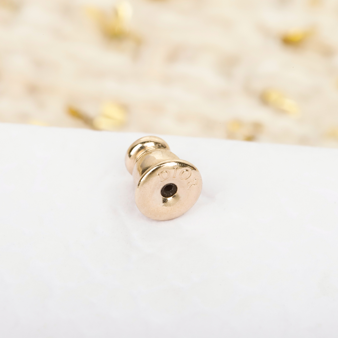 Dior Sunflower Pearl Earrings