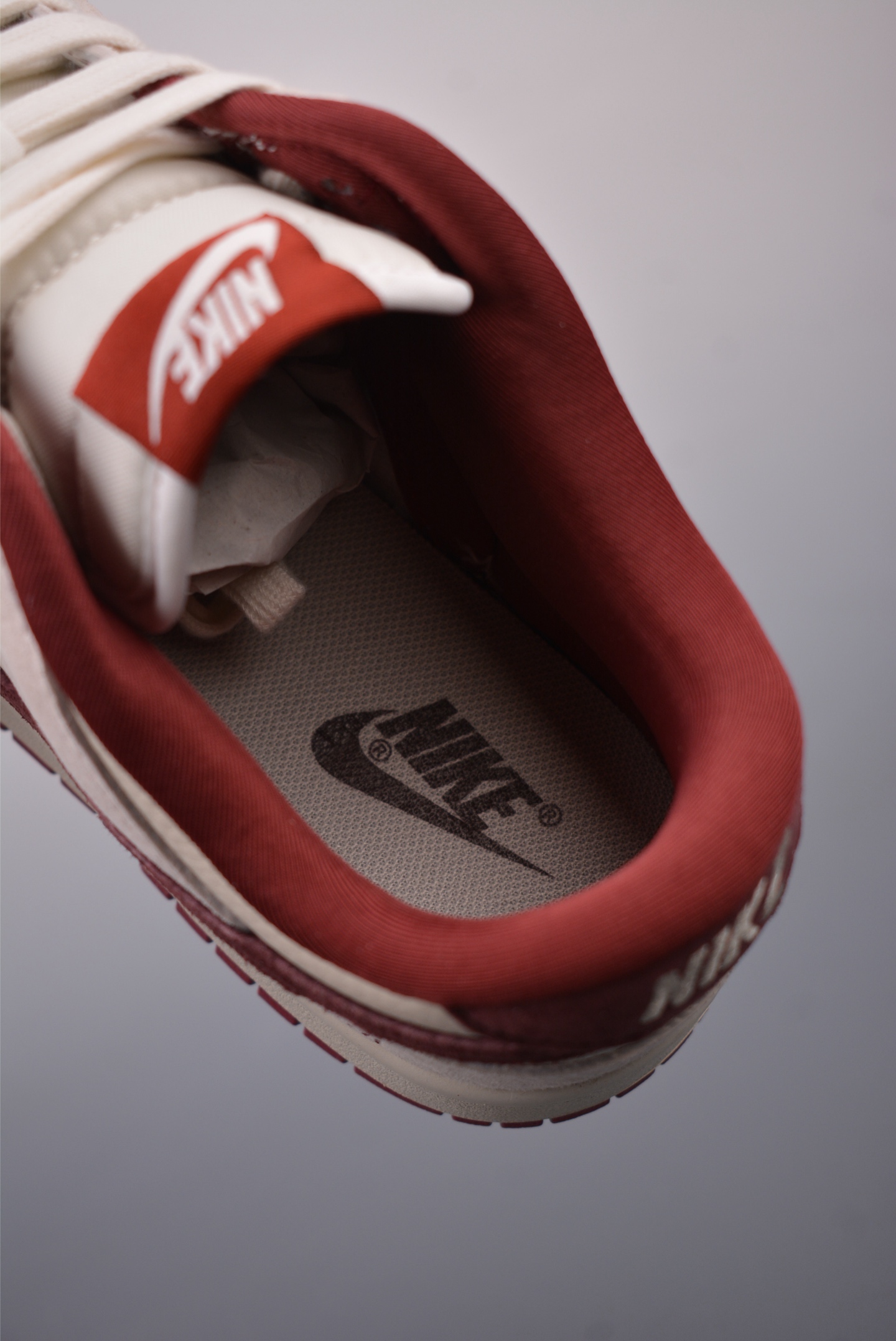 Travis Scott x Stussy x Nike By You SB Dunk Low Retro SP Beige Wine Red Embroidery KK1333-031