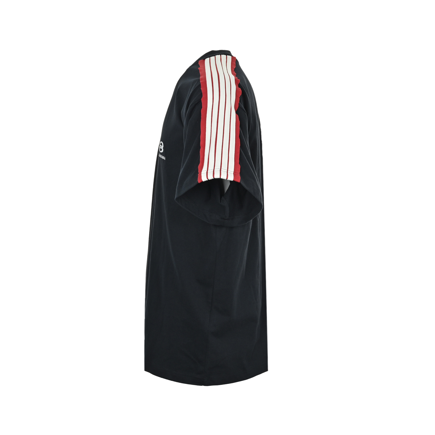 Balenciaga 25ss shoulder strap double ring embroidered short sleeves