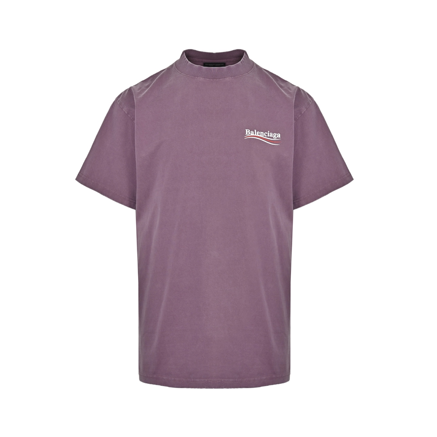Balenciaga 25ss sun-faded cola print short-sleeve