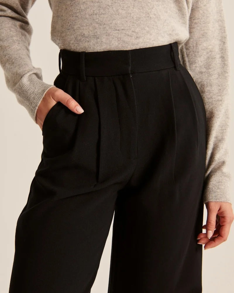 🎄Christmas Special Sale-[SAVE 50% OFF]--Wide-Leg Tailored Pants--BUY 2 GET 15% OFF & FREE SHIPPING
