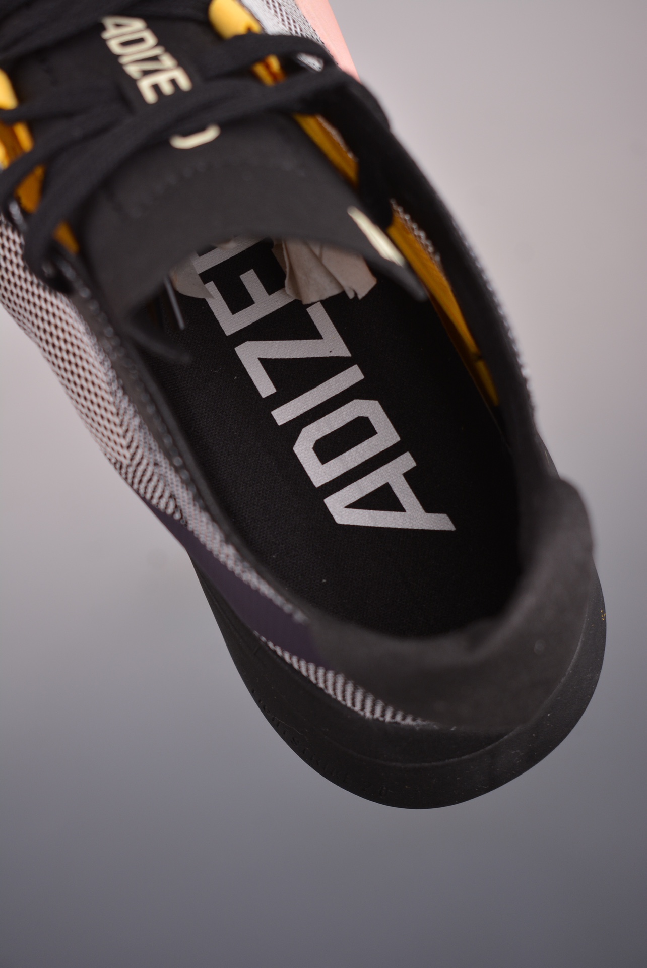 Adidas Adizero Boston 12 Black Gray Yellow
