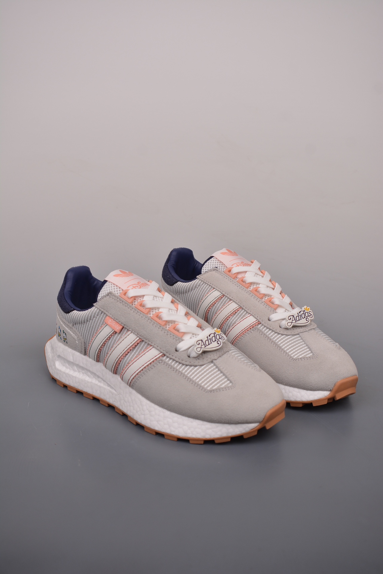 《Donald Duck》 x Adidas Originals Retropy Boost E5 Light Grey Blue JR0107