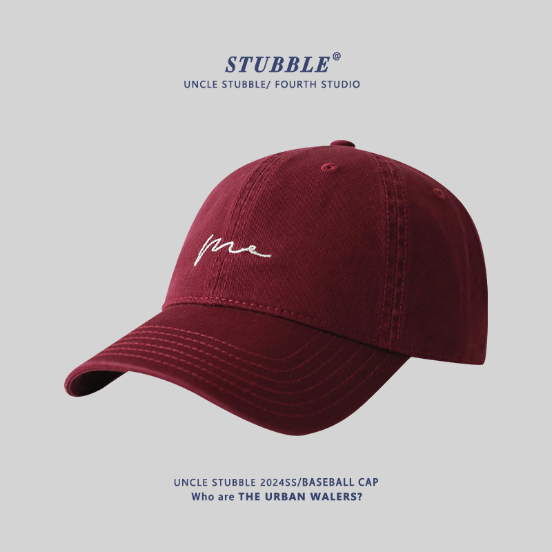 New Korean style men's and women's baseball cap simple and versatile small duckbill cap