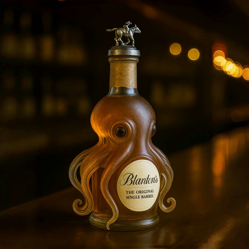 Octopus Reserve Whiskey Bottle