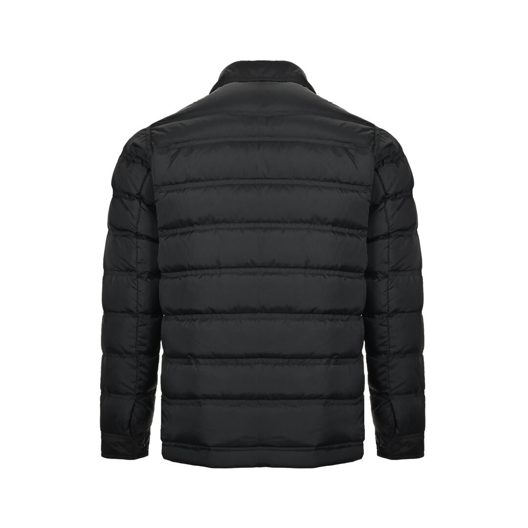 Moncler lapel chest flap pocket down jacket