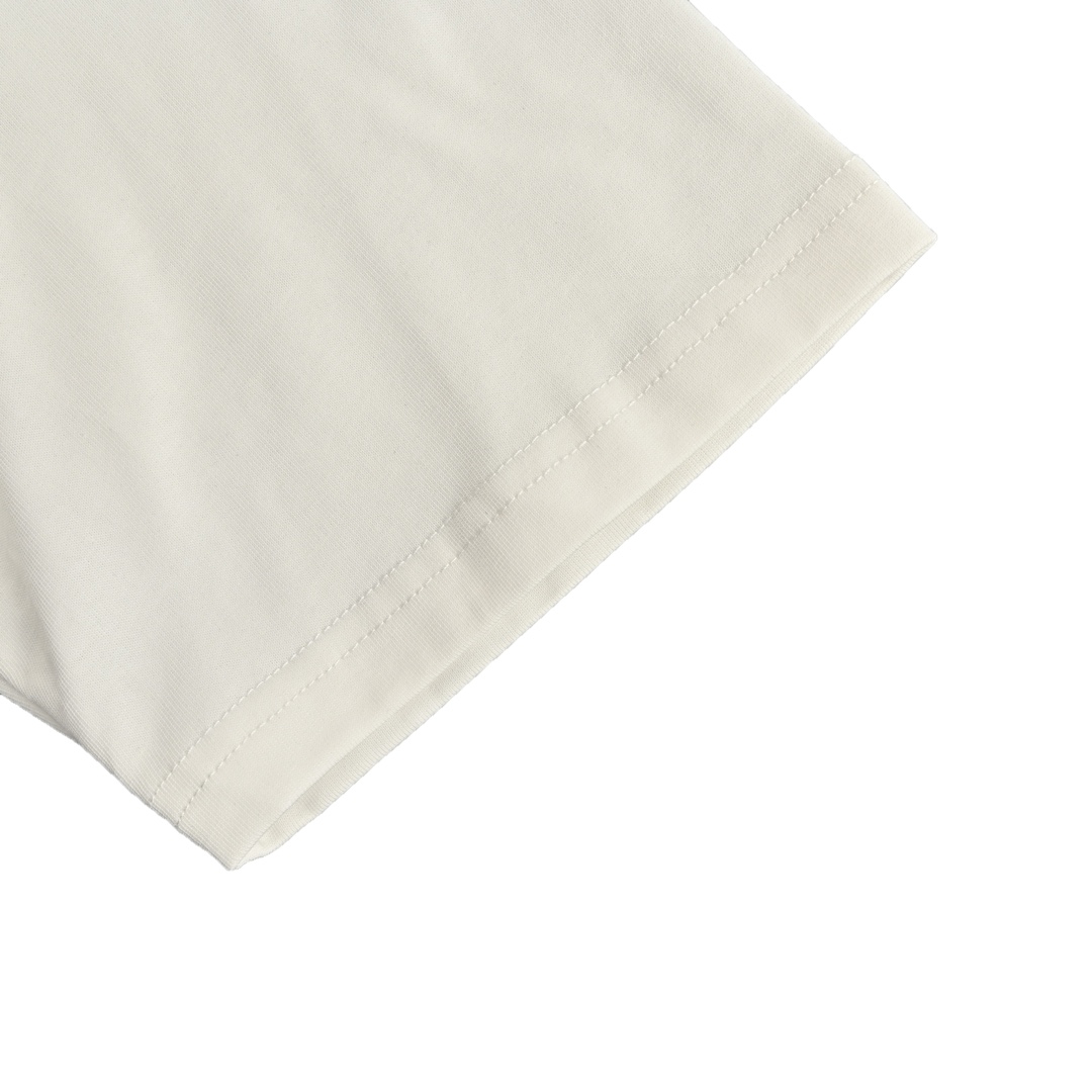 Fendi 24ss short sleeve flocked lettering print