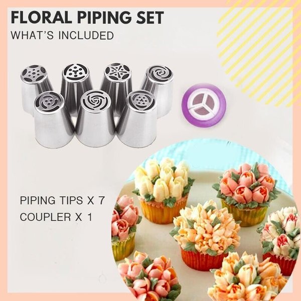 (Hot Sale Now-50% OFF) Cake Decor Piping Tips-BUY 2 FREE SHIPPING
