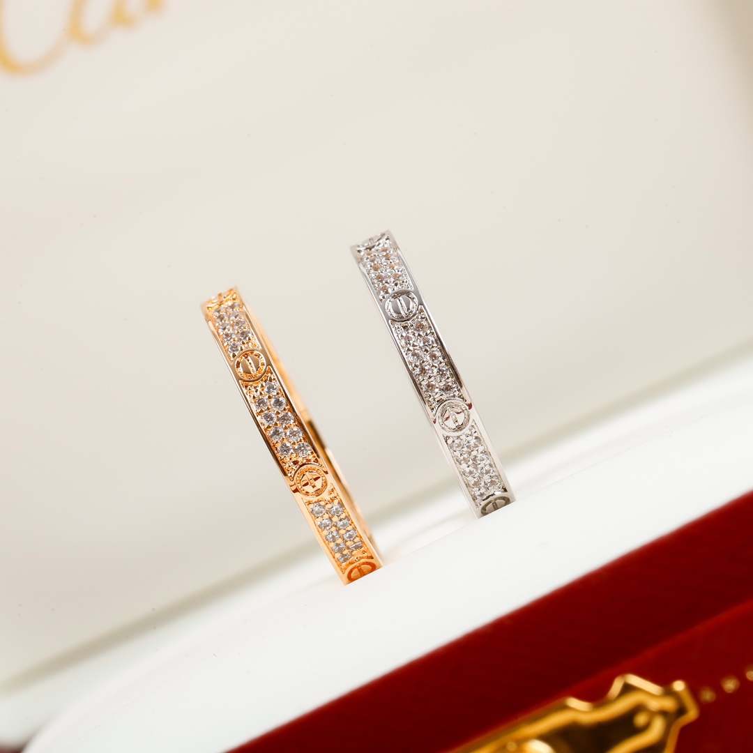 Cartier LOVE full diamond ring