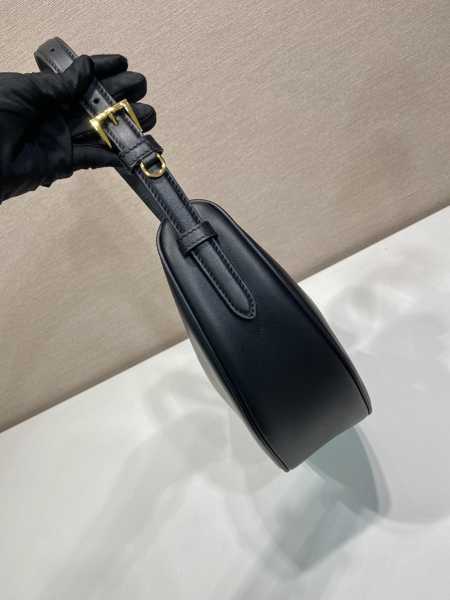 Prada Crescent Underarm Bag 1BC255