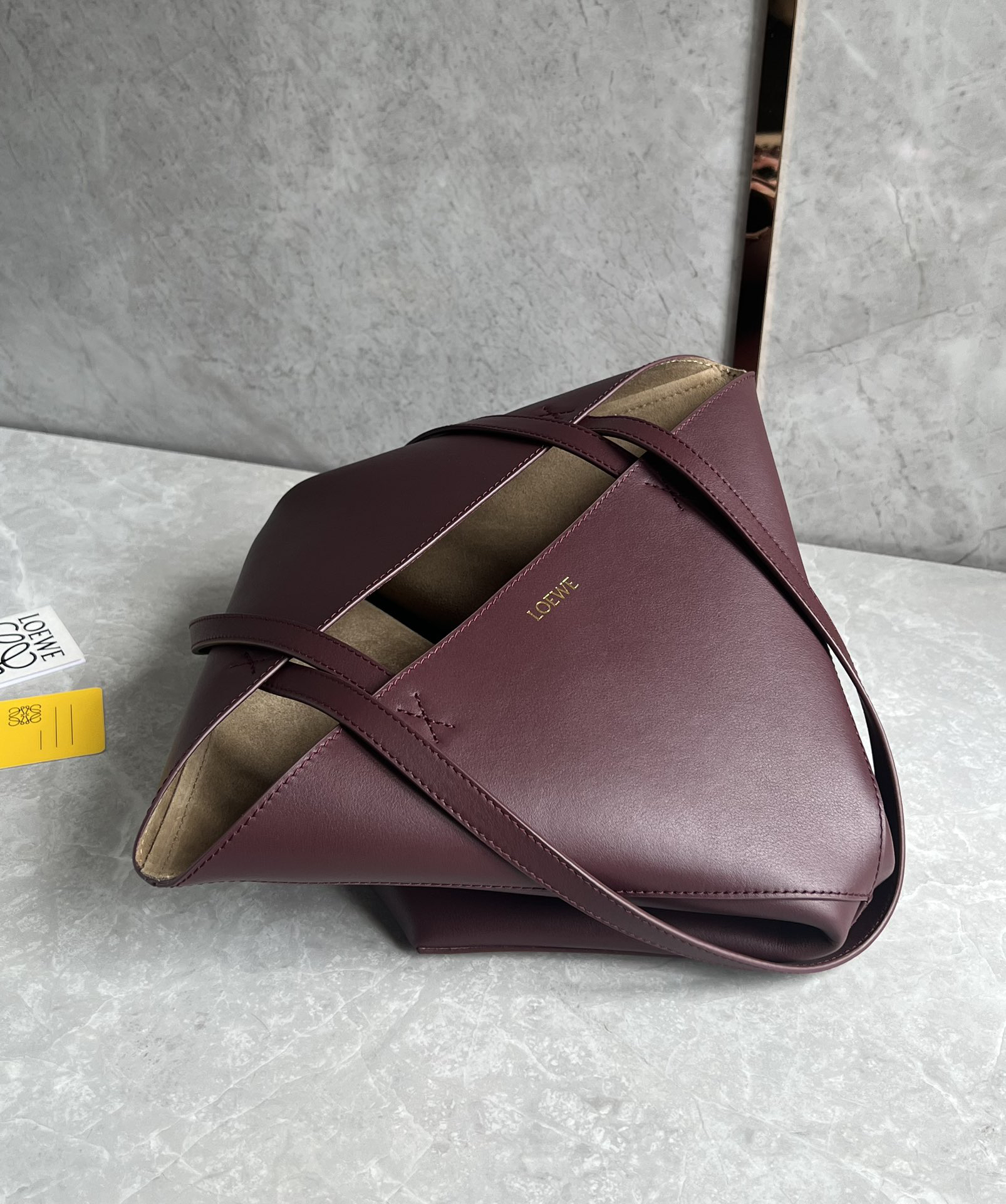 Loewe zzle fold series foldable tote bag 0693