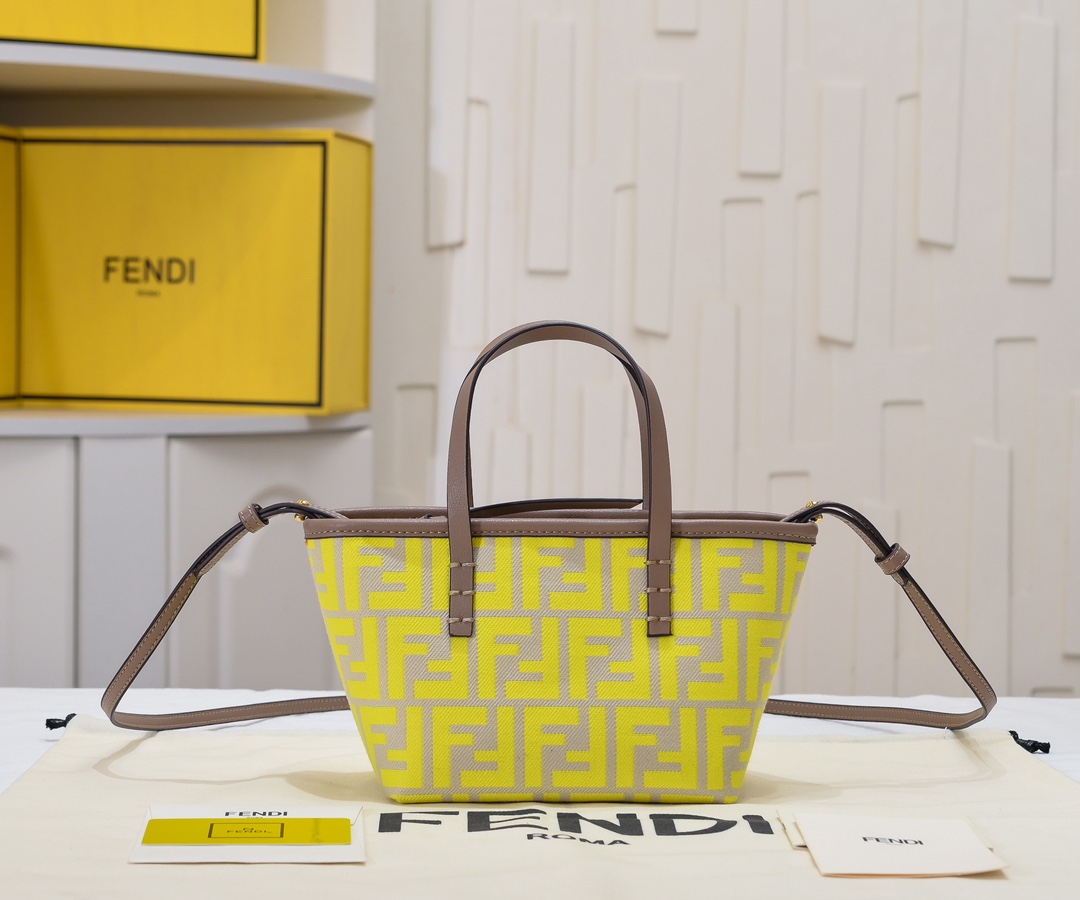 FENDI Monogram Roll Mini Vegetable Basket 7723