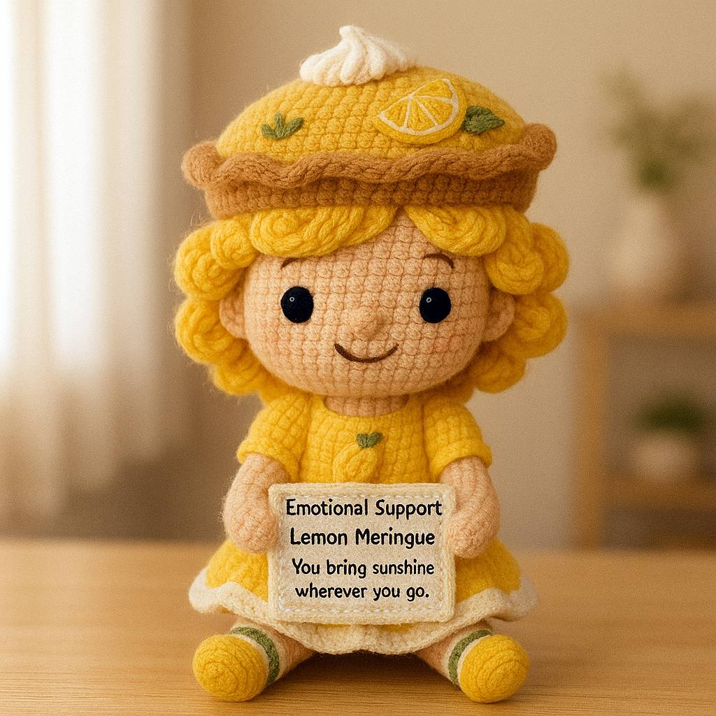 🍓Strawberry Shortcake Emotional Support Crochet Doll