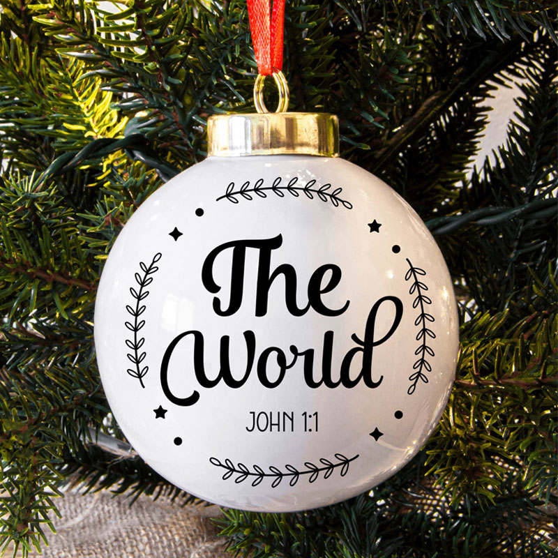 Names of Christ Ornaments - 12-piece set