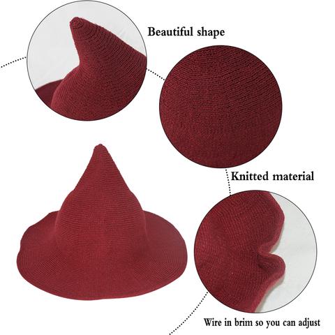 The Modern Witches Hat For Halloween Cosplay Costume And Daily Use(48% Discount)
