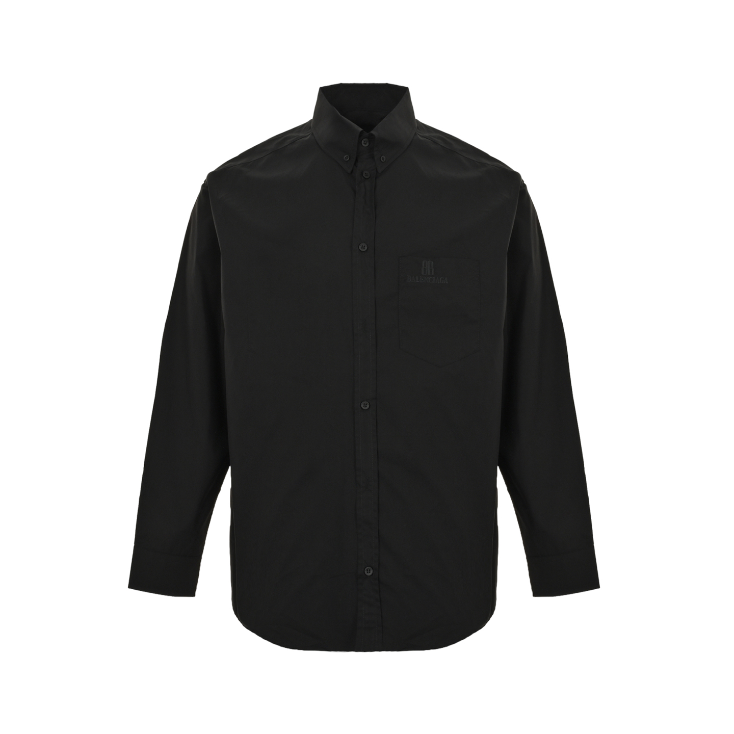 Balenciaga 25ss Pocket BB Embroidered Shirt