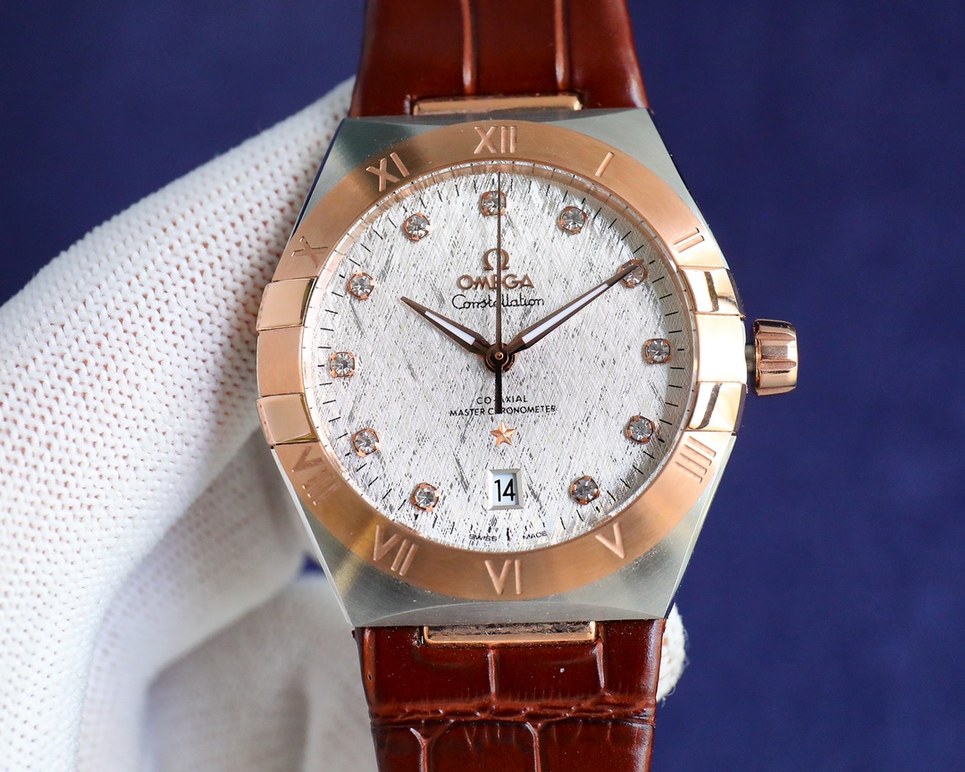 Omega fifth generation constellation series men's watch